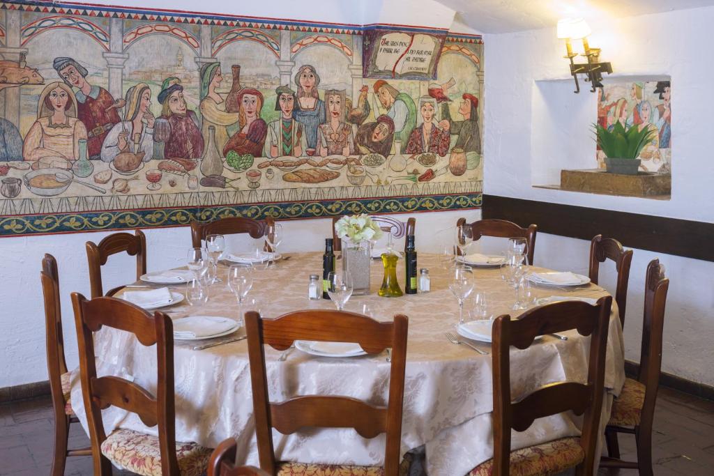 Restaurace v ubytování Mas Gallau