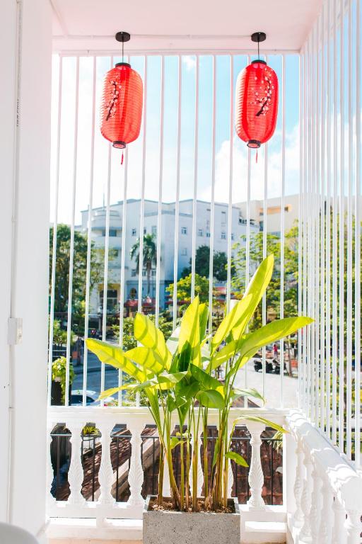 Balkón nebo terasa v ubytování SAM HOMESTAY HUE