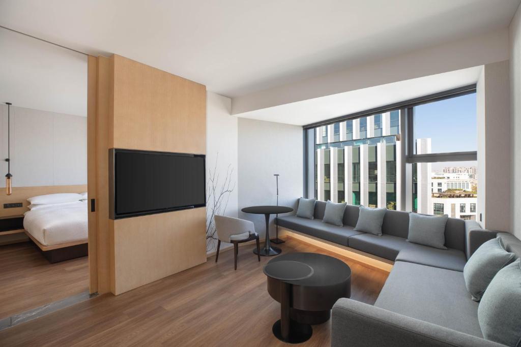Posezení v ubytování Fairfield by Marriott Shanghai Lingang Special Area