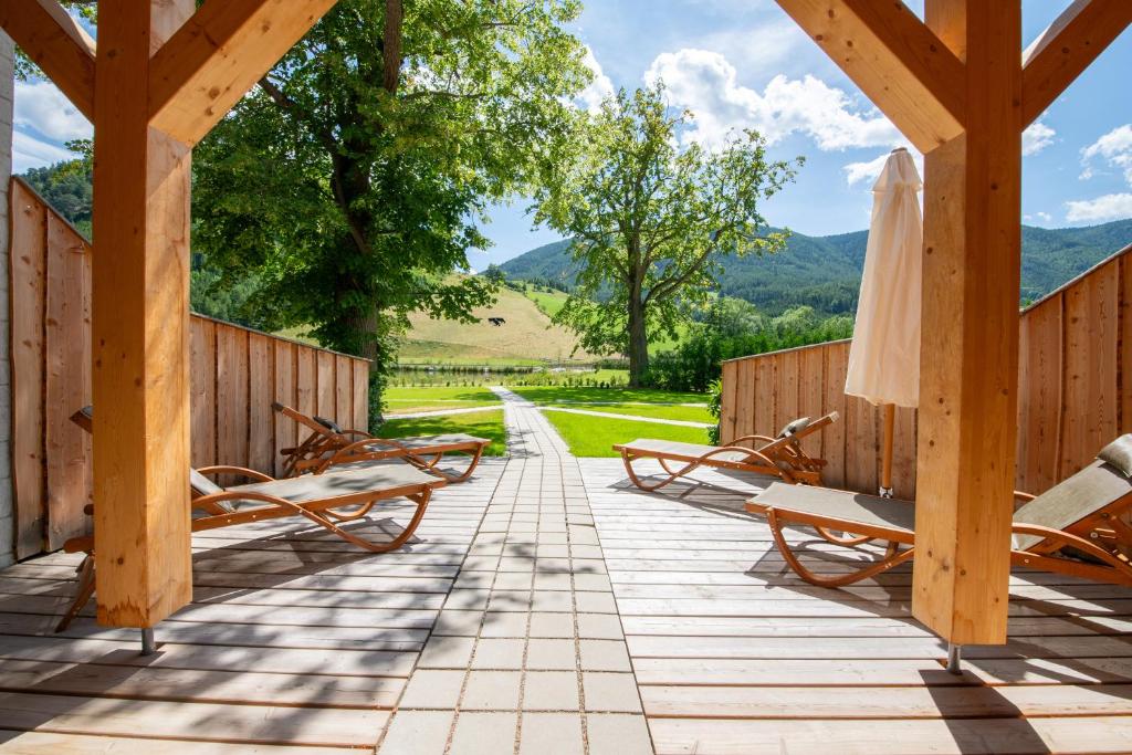 Üldine mäevaade või majutusasutusest CHALET am Schneeberg See pildistatud vaade