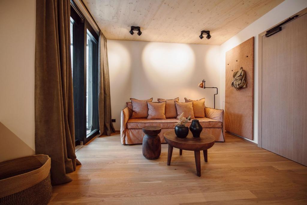 Posezení v ubytování Boutique Hotel Das Rivus