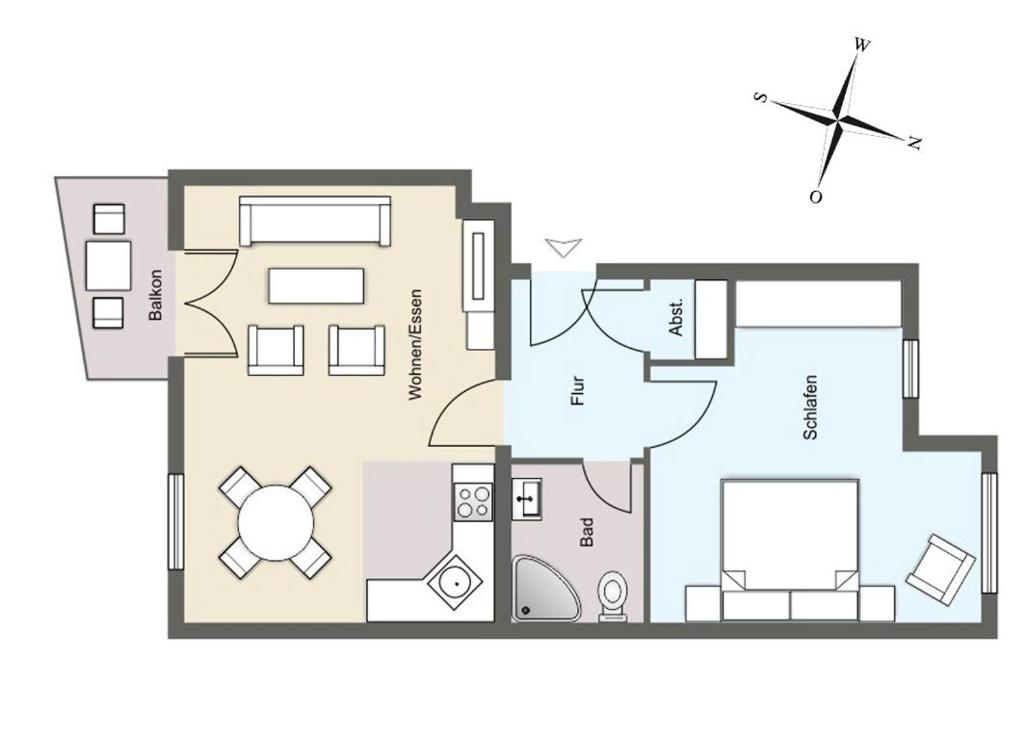 The floor plan of Aquamarina _ Nr_ 7