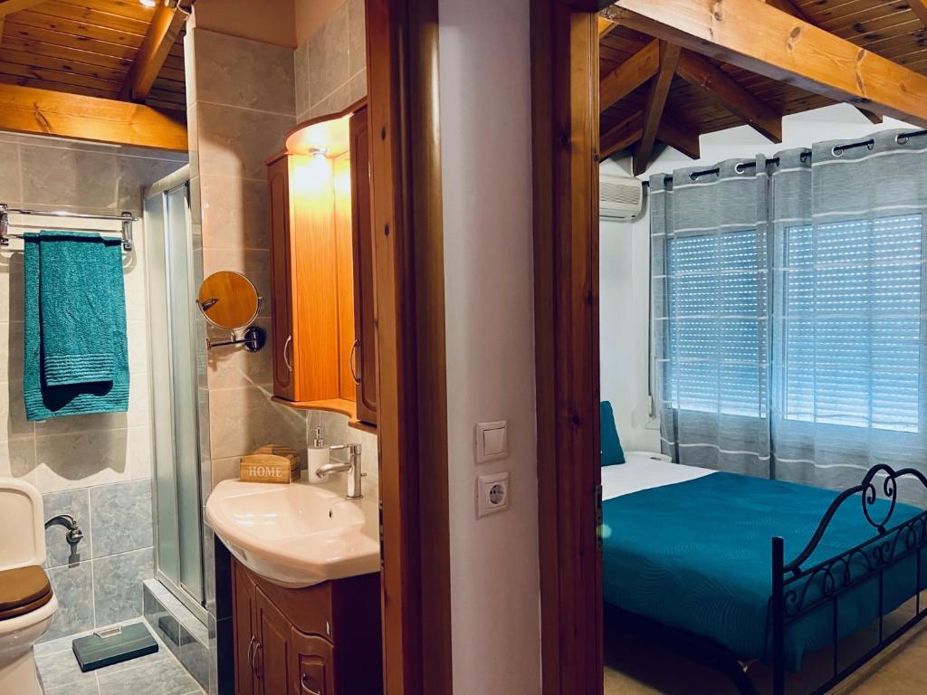 Ванна кімната в Thalassia Avra Stegna Beach