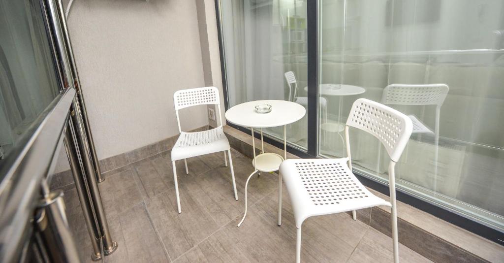 Balkón nebo terasa v ubytování Harmony Residence