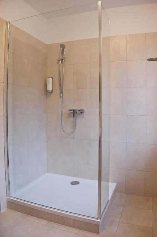 Koupelna v ubytování Hotel Vír