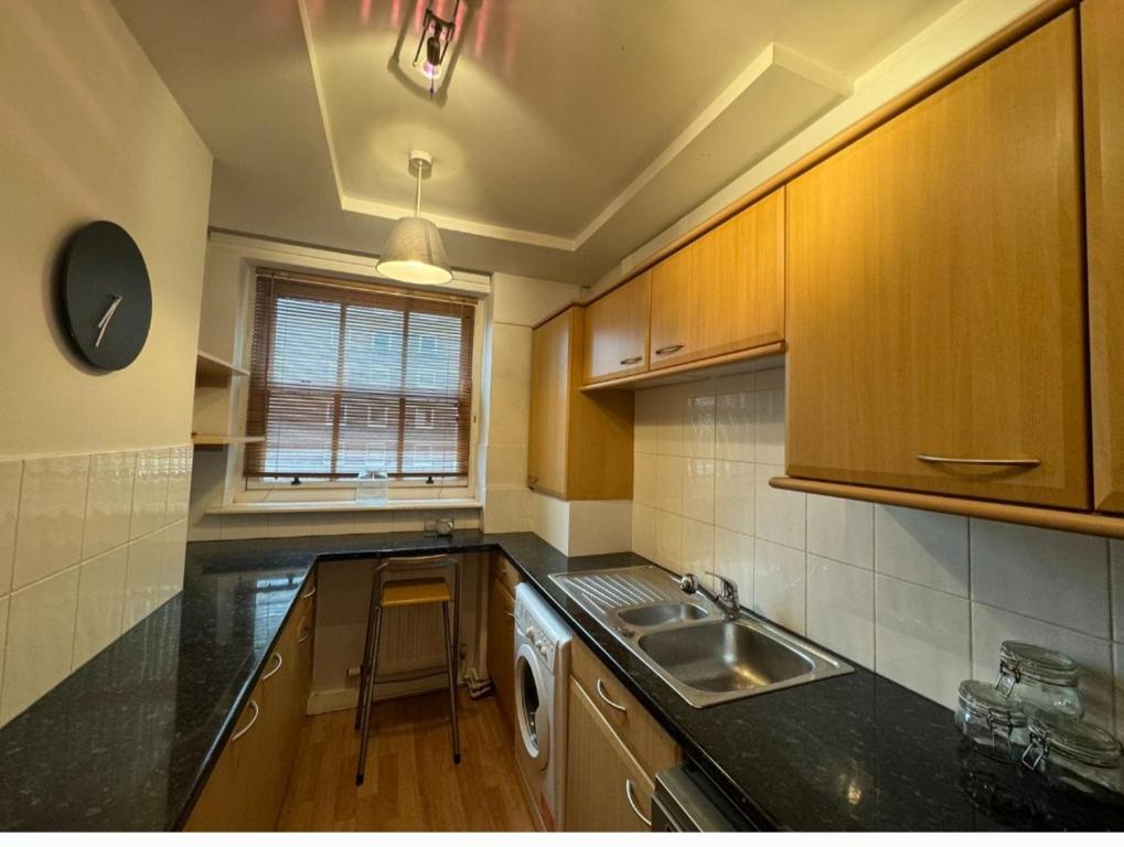 A kitchen or kitchenette at Old Town Flat in the Heart of Shoreditch