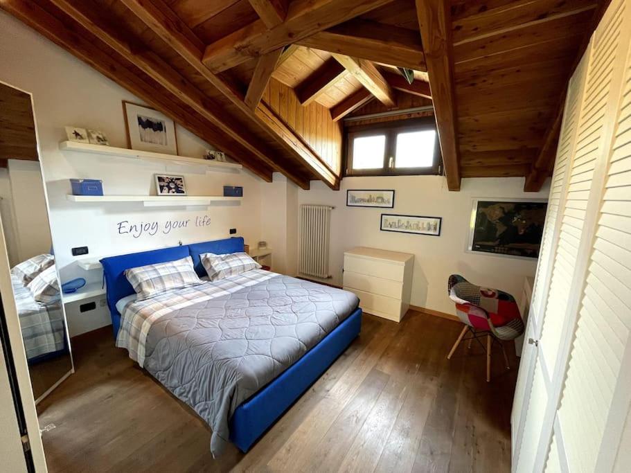 Postel nebo postele na pokoji v ubytování Pepo's Home - Come a casa tua