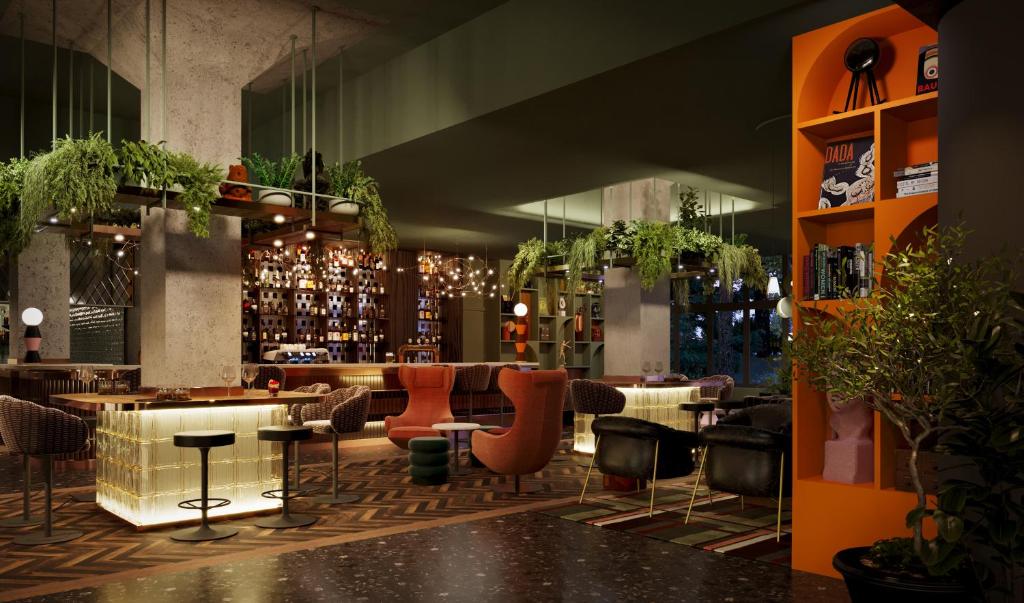 Posezení v ubytování The Home Hotel Zürich - a member of DESIGN HOTELS