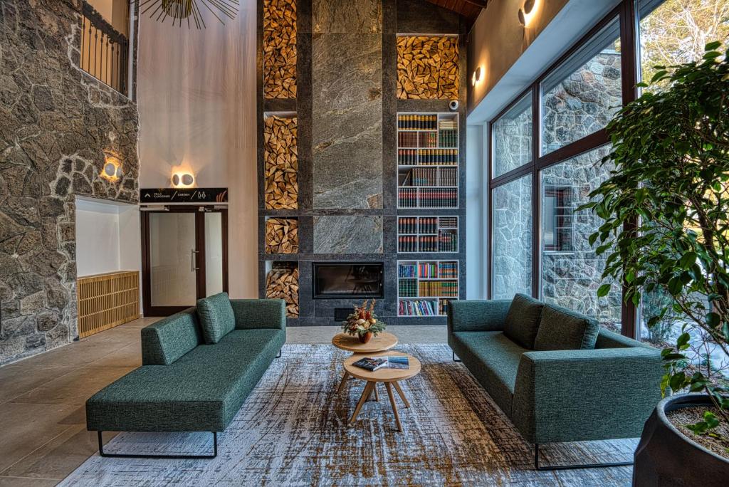Posezení v ubytování Cardoner Hotel és Konferenciaközpont