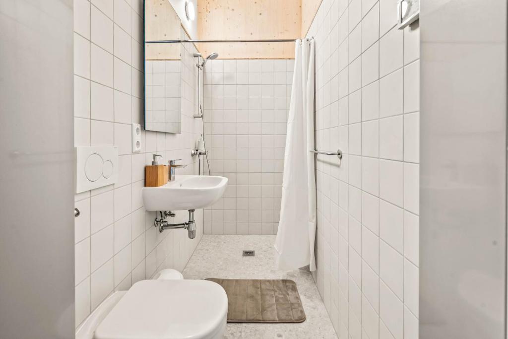 Koupelna v ubytování Maison Lasauvage