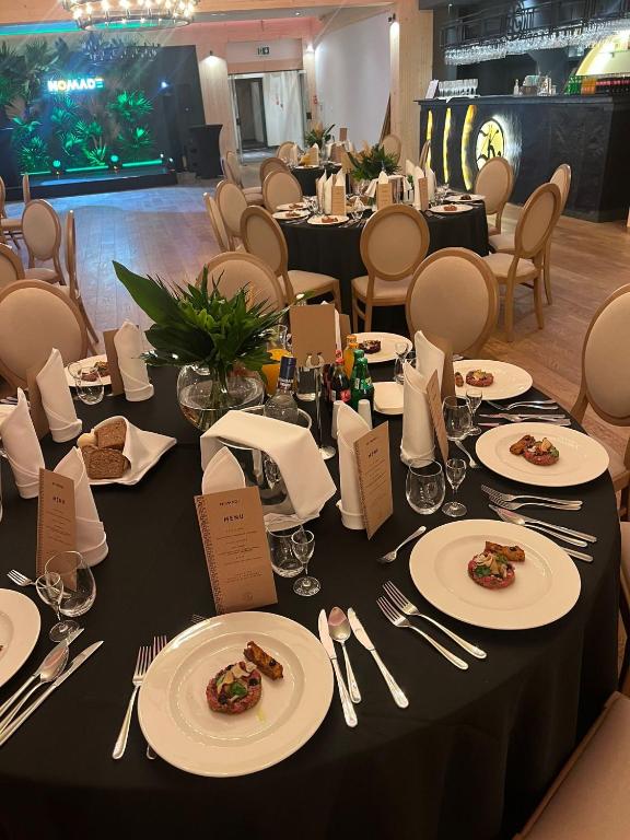 Restaurace v ubytování Złoty Kłos Łapsze Niżne