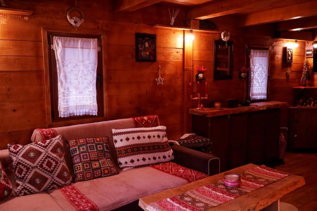 Posezení v ubytování Cabana Staier