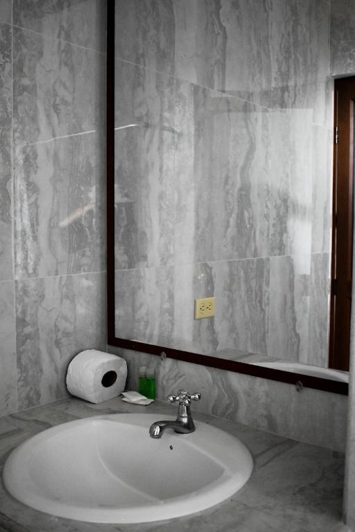 Koupelna v ubytování Gran Hostal Tintorera