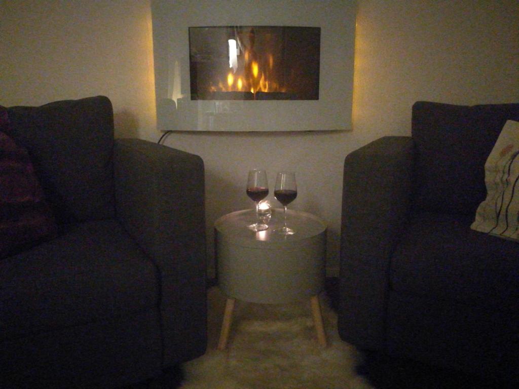 Posezení v ubytování Top Appartment mit Weitblick und Late Check-Out inklusive aktivCARD