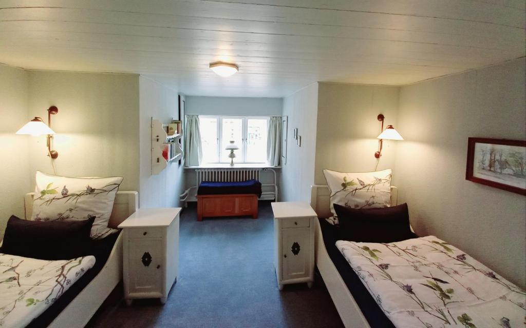 Postel nebo postele na pokoji v ubytování Haus Lotte