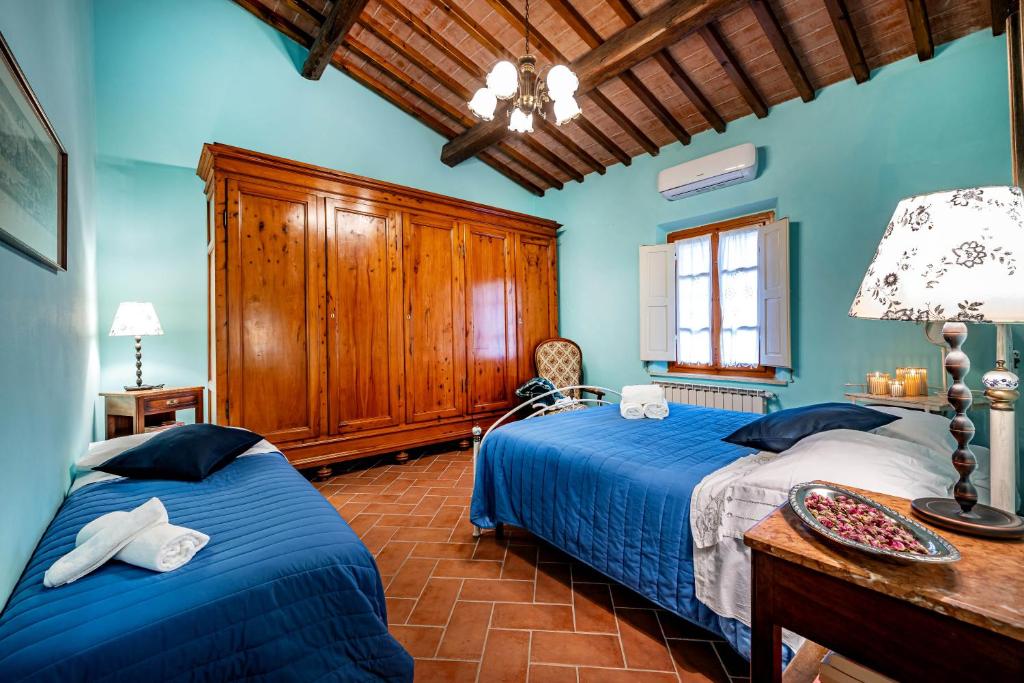 Posteľ alebo postele v izbe v ubytovaní Casale il Fontanellino - country house near Florence