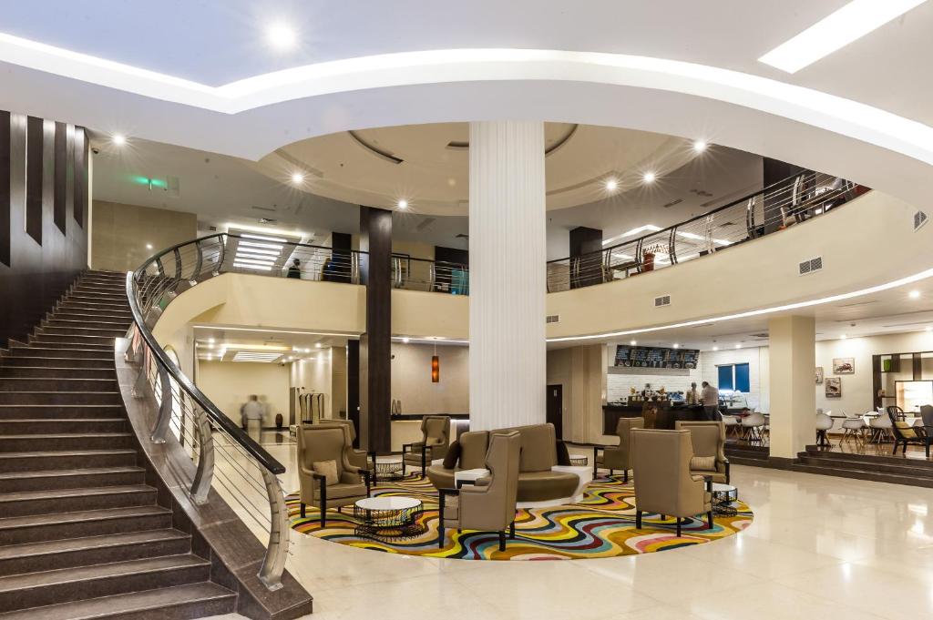 Posezení v ubytování Acacia Premier Hotel