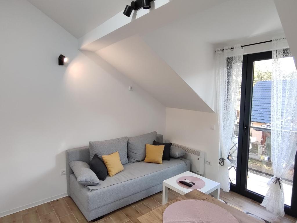 Posezení v ubytování DIVNEST apartman