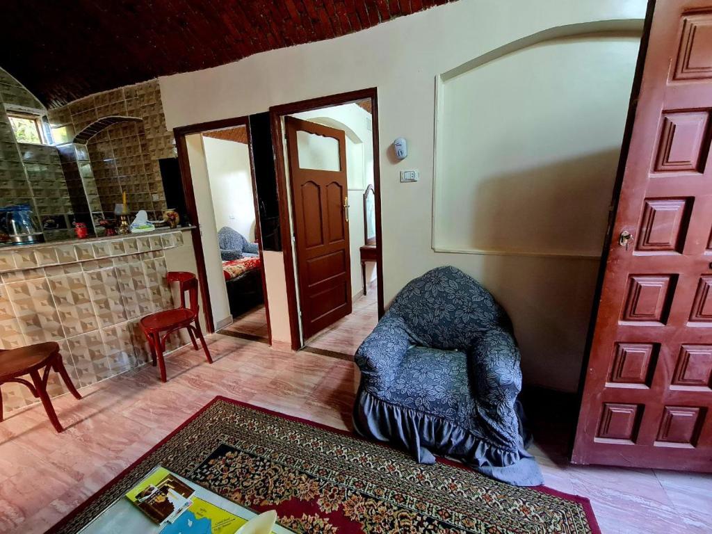 Posezení v ubytování Hamd Nubian Guest House