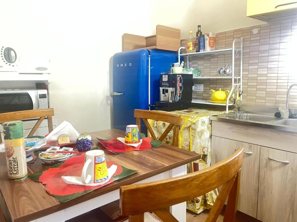 Kuchyň nebo kuchyňský kout v ubytování A casa di Tonia
