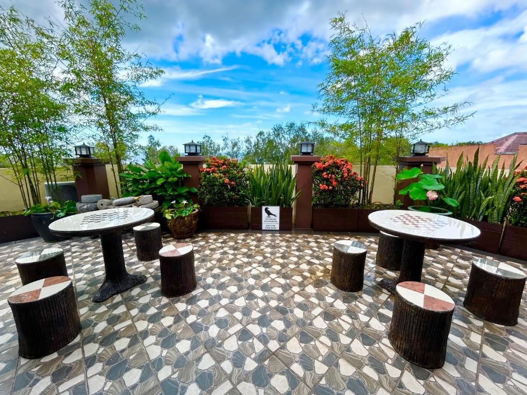 Balkón nebo terasa v ubytování Pontian Garden Hotel