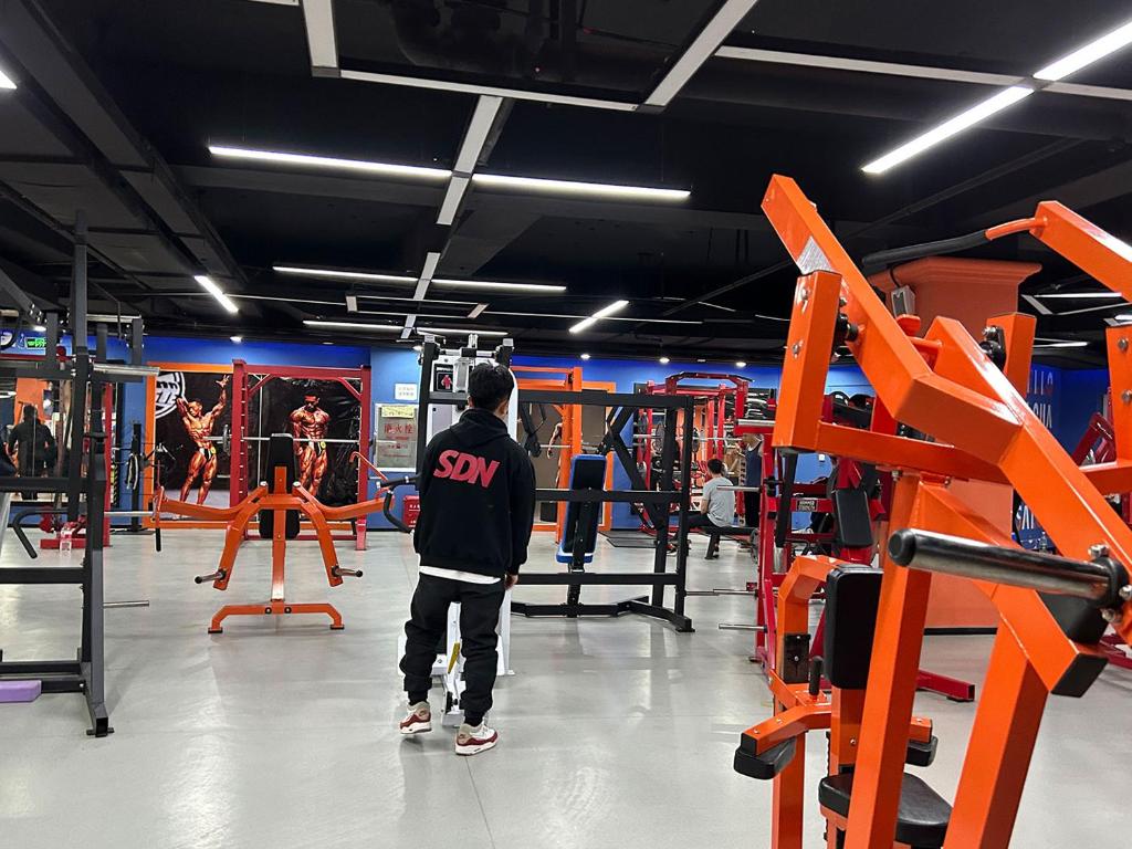Fitness centrum a/nebo fitness zařízení v ubytování Annie 公寓-2602