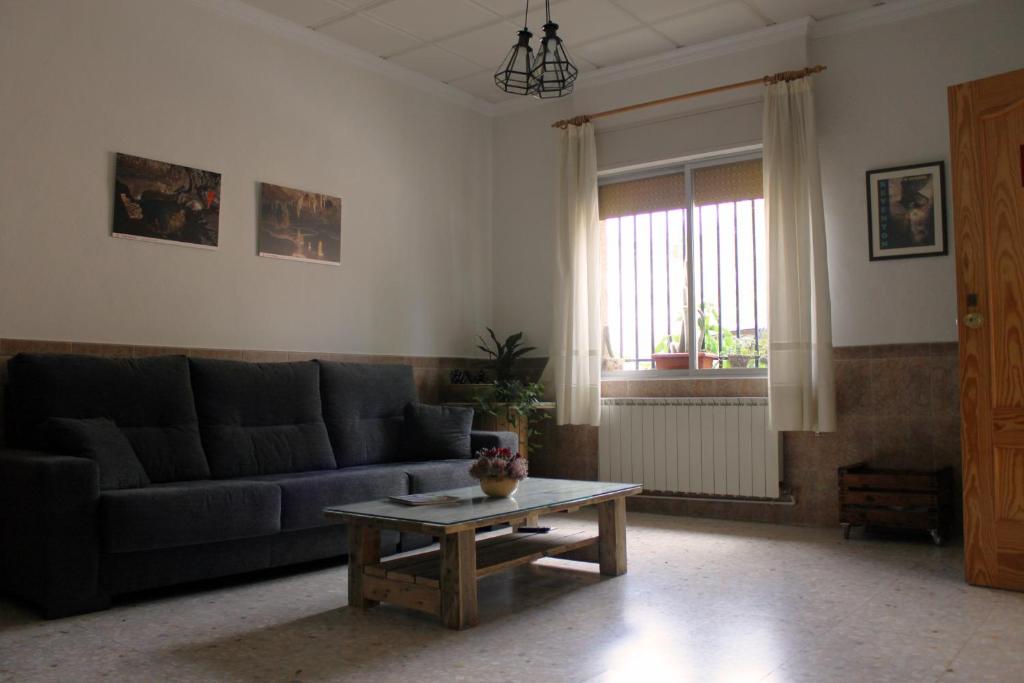 Posezení v ubytování Albergue Los Chorros