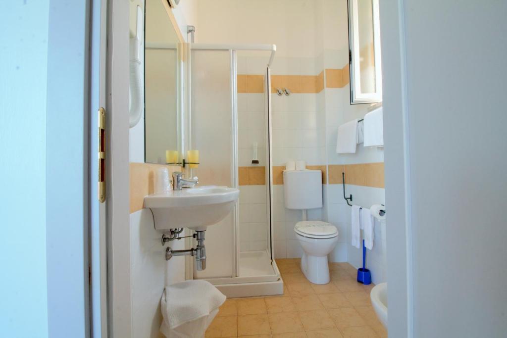 Koupelna v ubytování Hotel CasaDei