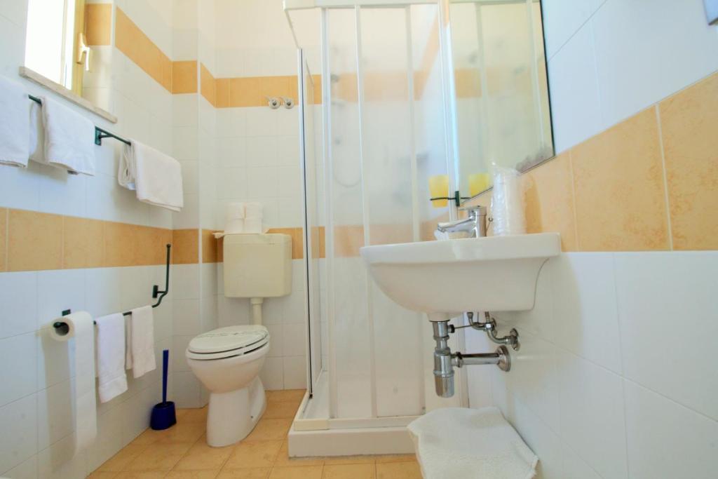 Koupelna v ubytování Hotel CasaDei
