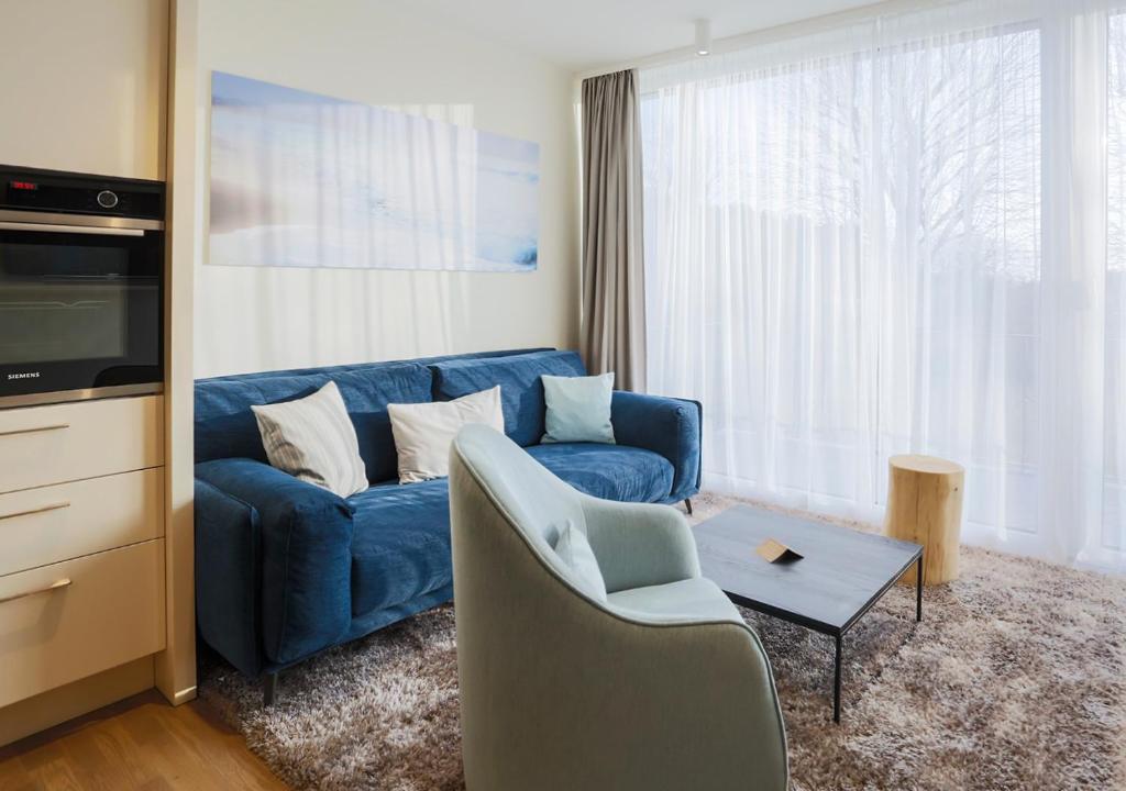 Posezení v ubytování Maremüritz Yachthafen Resort
