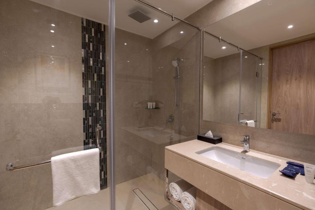 Koupelna v ubytování Park Inn by Radisson Ayodhya
