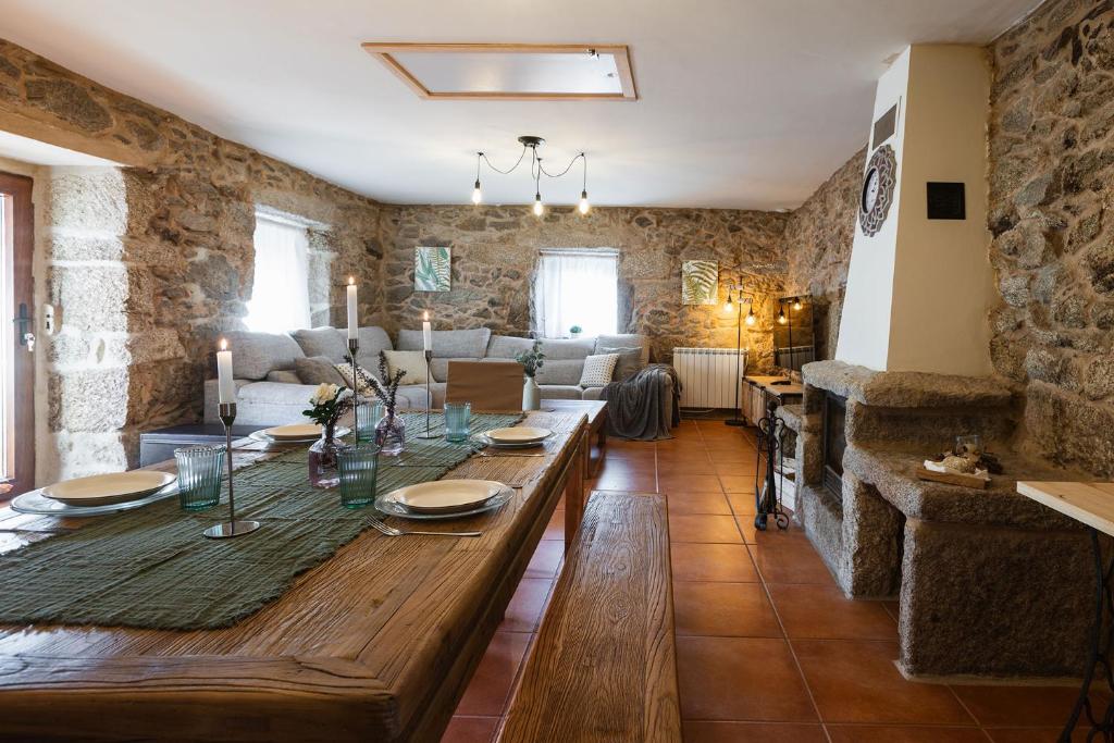 Posezení v ubytování Villa Vaquiña