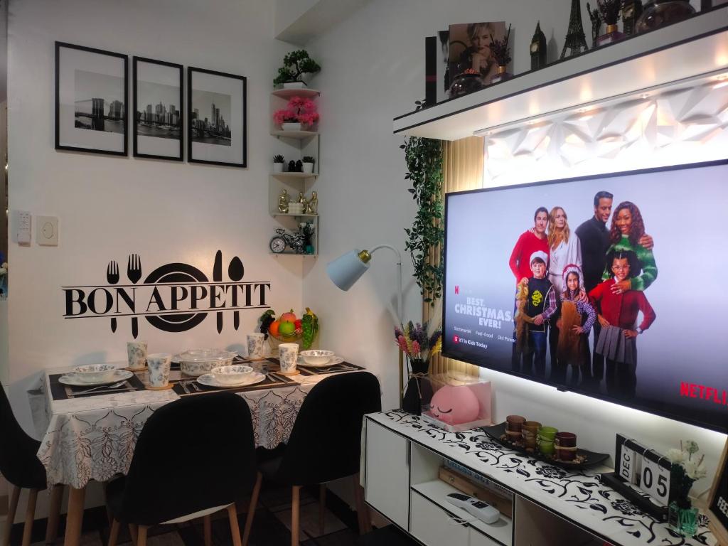 TV a/nebo společenská místnost v ubytování Smdc Breeze Residence
