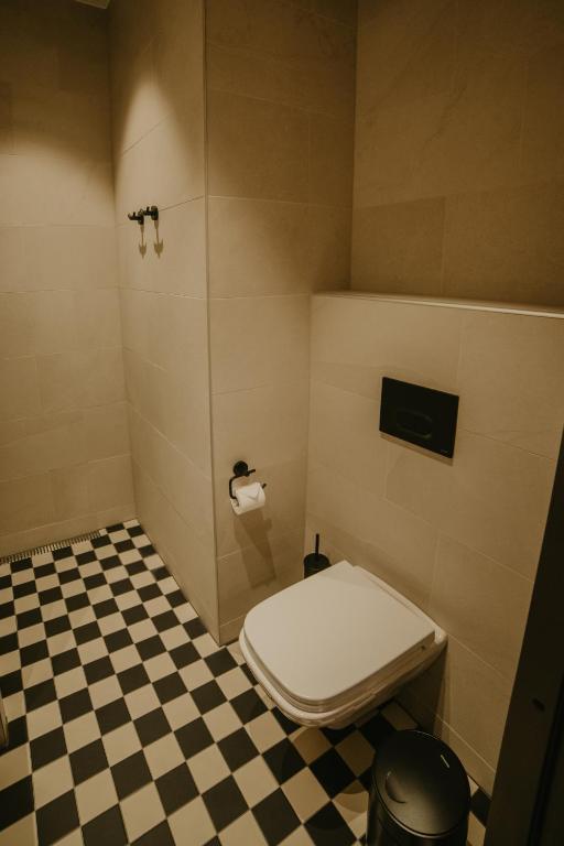Koupelna v ubytování Coop Hotell