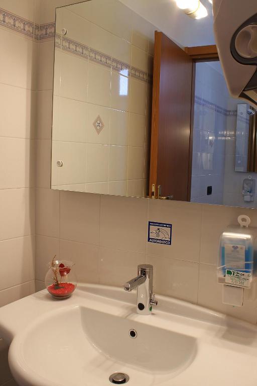 Koupelna v ubytování Hotel il Focolare