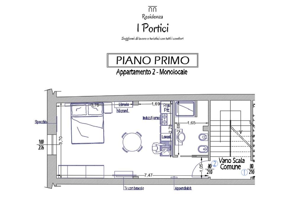 Κάτοψη του RESIDENZA I PORTICI