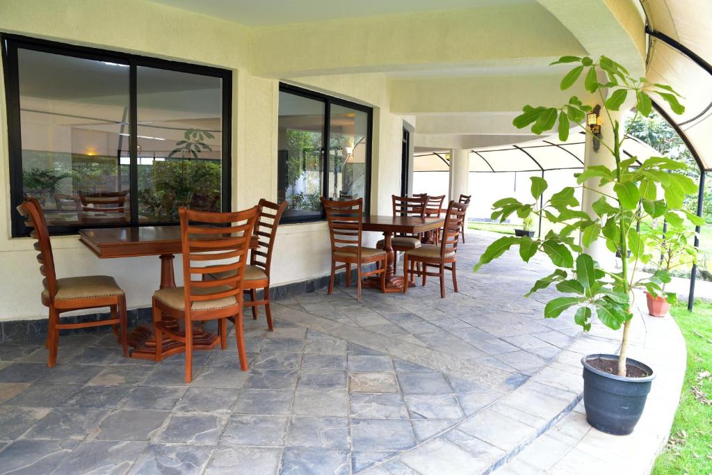 Patio nebo venkovní prostory v ubytování Ol Muteita Lodge