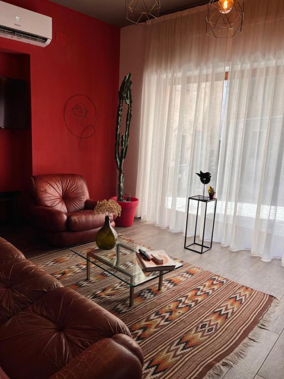 Posezení v ubytování Carrales Guest House