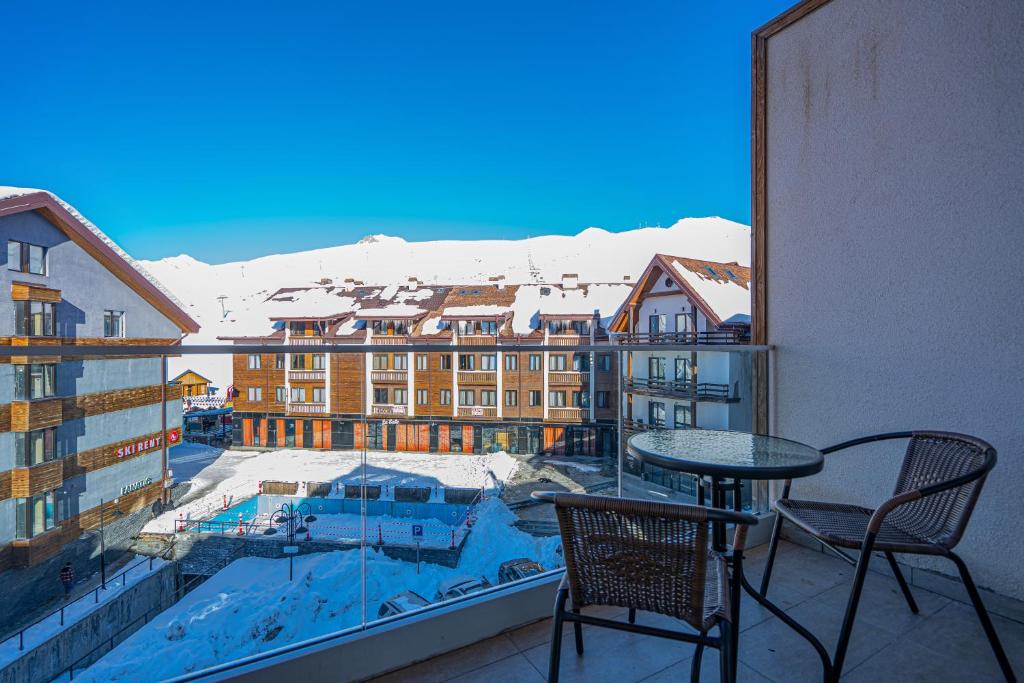 Nespecifikovaný výhled na hory nebo výhled na hory při pohledu z apartmánu
