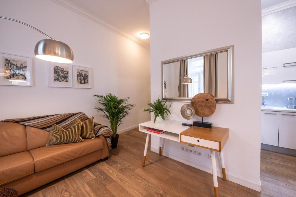 Część wypoczynkowa w obiekcie Modern Downtown APT - renovated, on ideal location