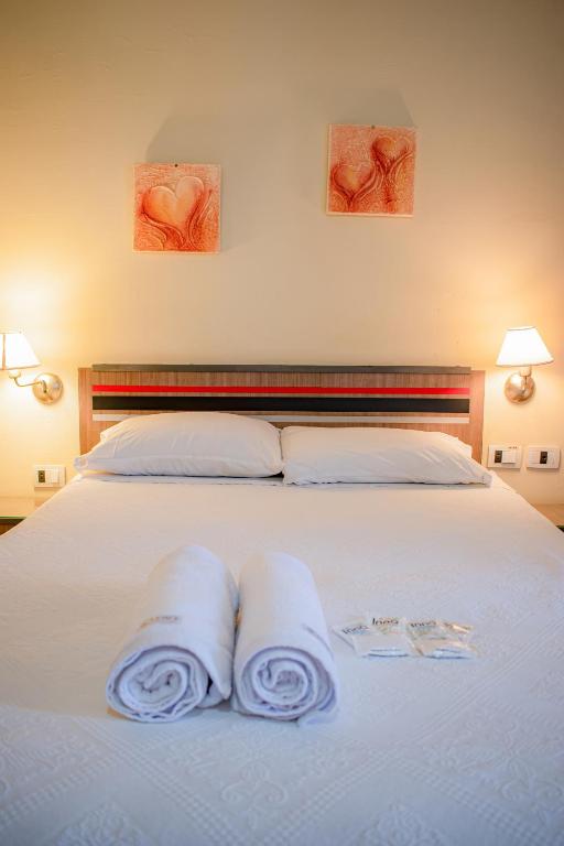 Postel nebo postele na pokoji v ubytování Hotel Rio Dorado