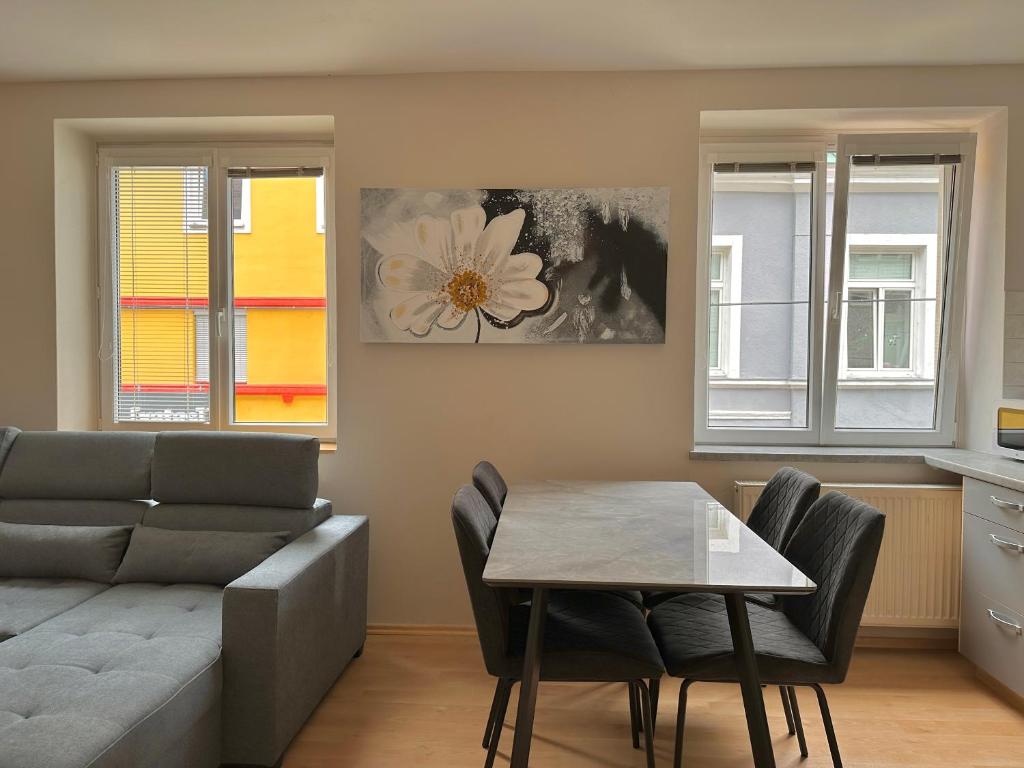 Posezení v ubytování City Apartment Sankt Pölten