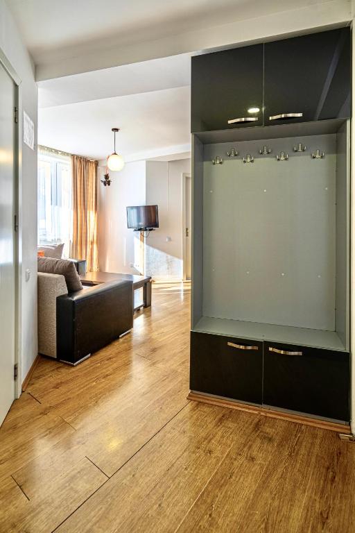 TV a/nebo společenská místnost v ubytování 3-room apartment NFT Gudauri Penta 301