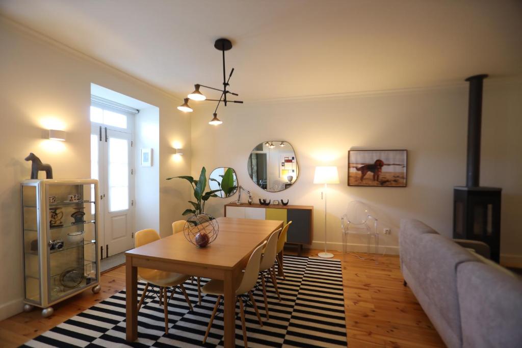 Posezení v ubytování Régua Pine House