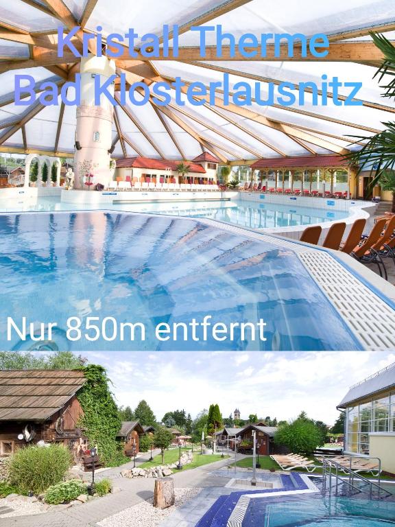 Bazén v ubytování Landhausstil-Familienferienwohnung Florentine nebo v jeho okolí