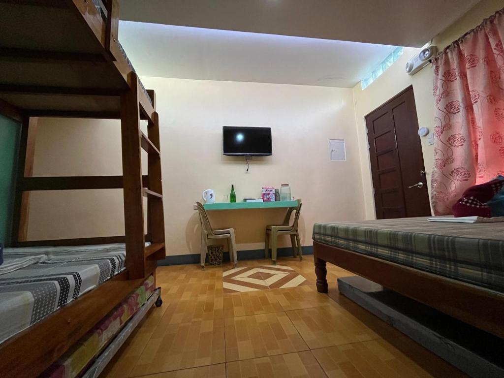 TV a/nebo společenská místnost v ubytování Marian's Transient House