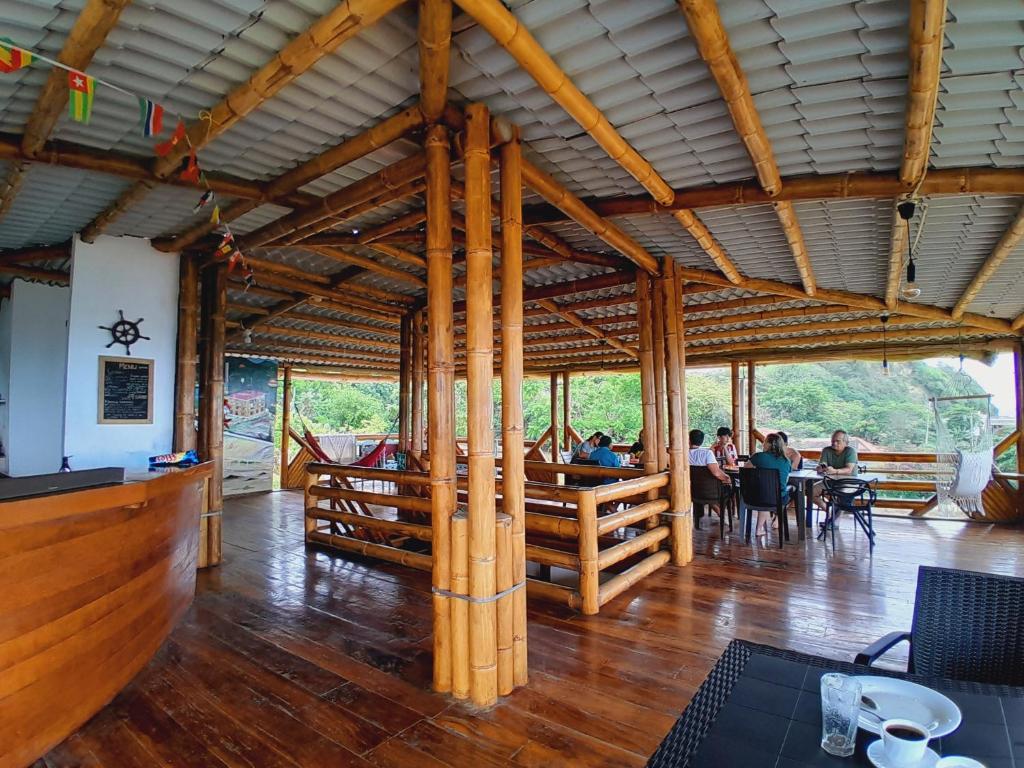 Posezení v ubytování Hostal Fara