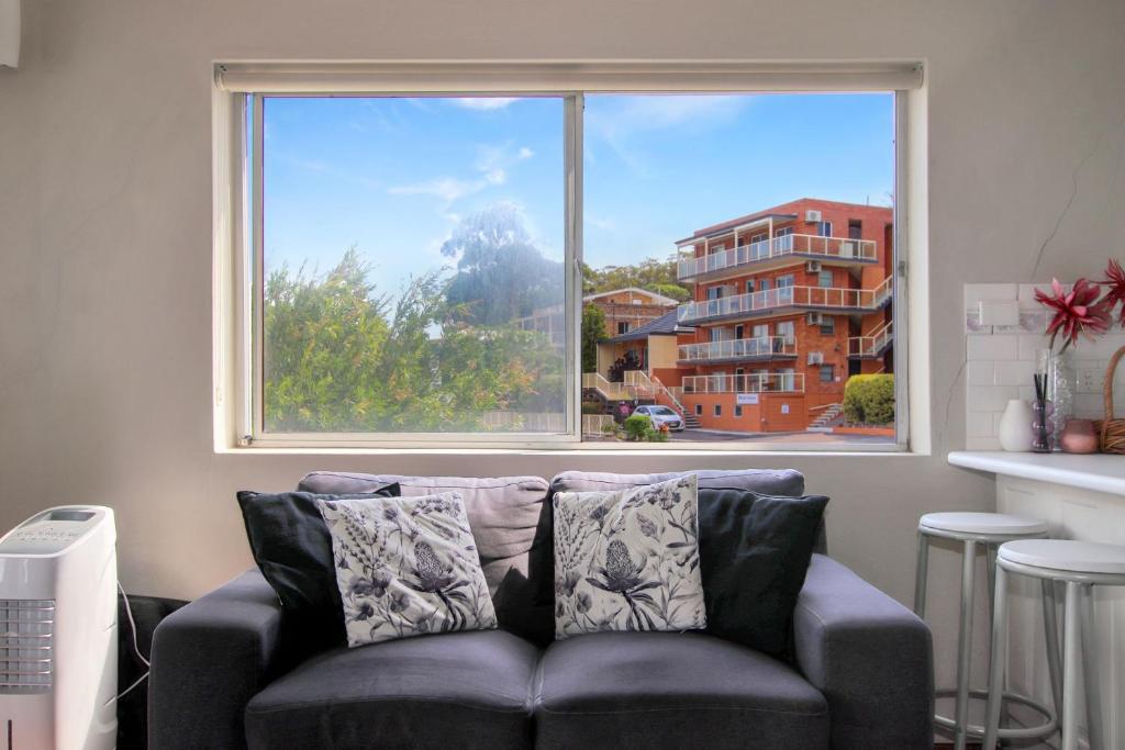 Posezení v ubytování Bayview Towers Unit 1 15 Victoria Parade