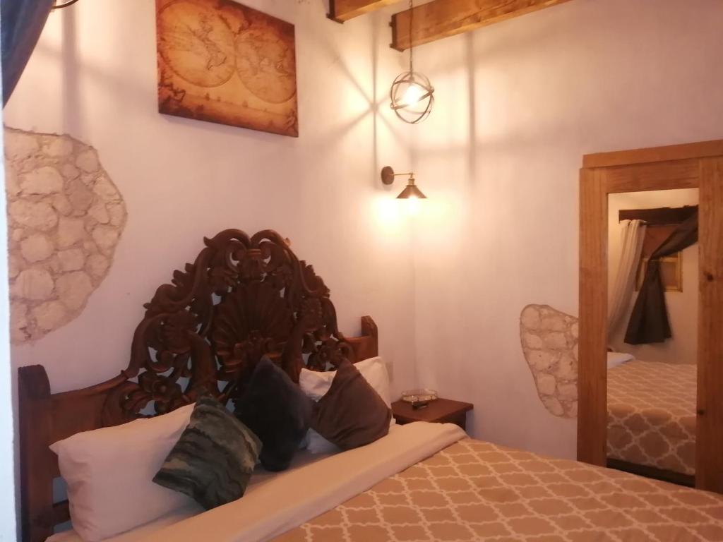 Postel nebo postele na pokoji v ubytování Villas del Sol