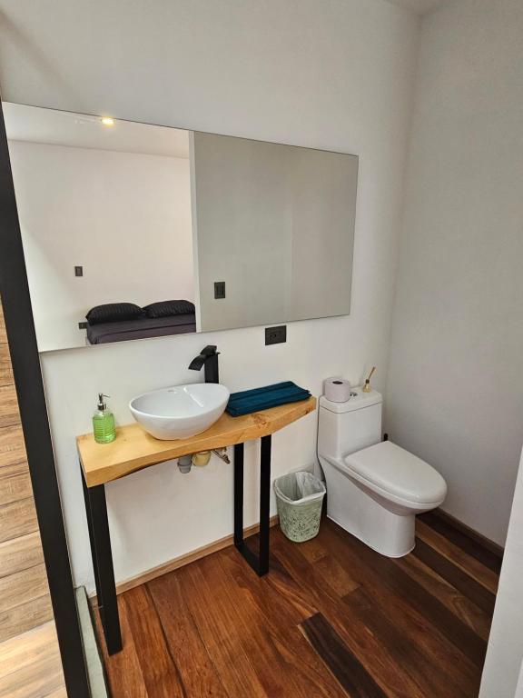Koupelna v ubytování Casa Alba
